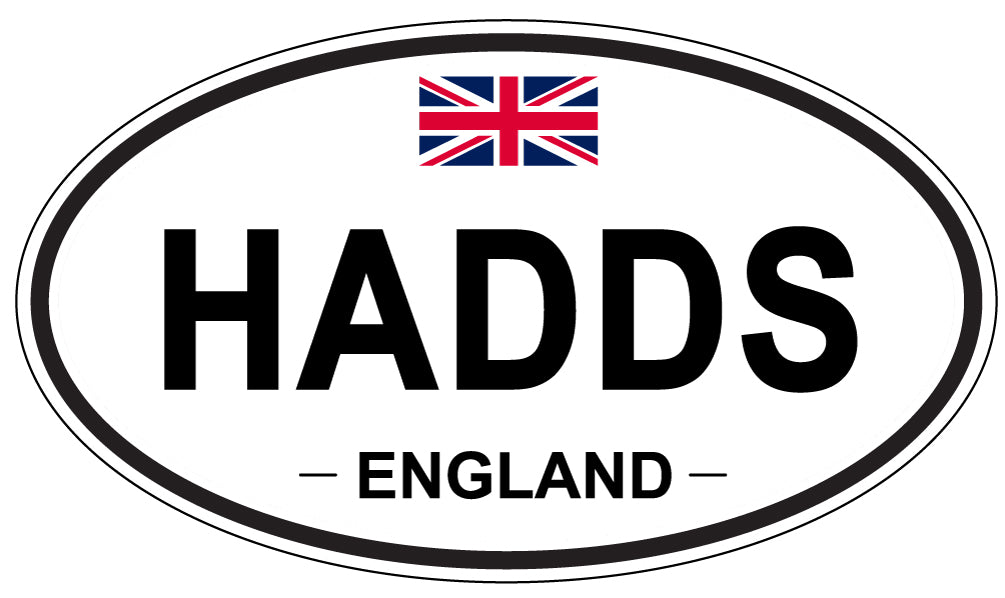 HADDS, England - Oval Magnet