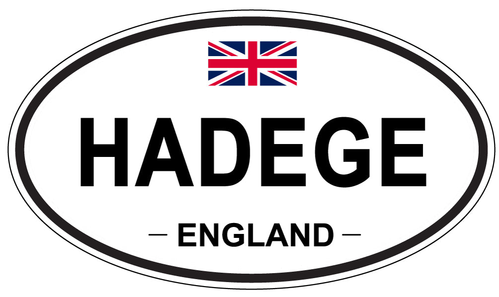 HADEGE, England - Oval Magnet