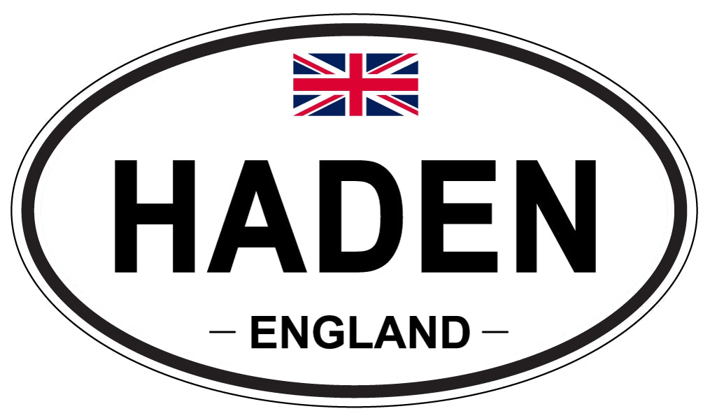 HADEN, England - Oval Magnet