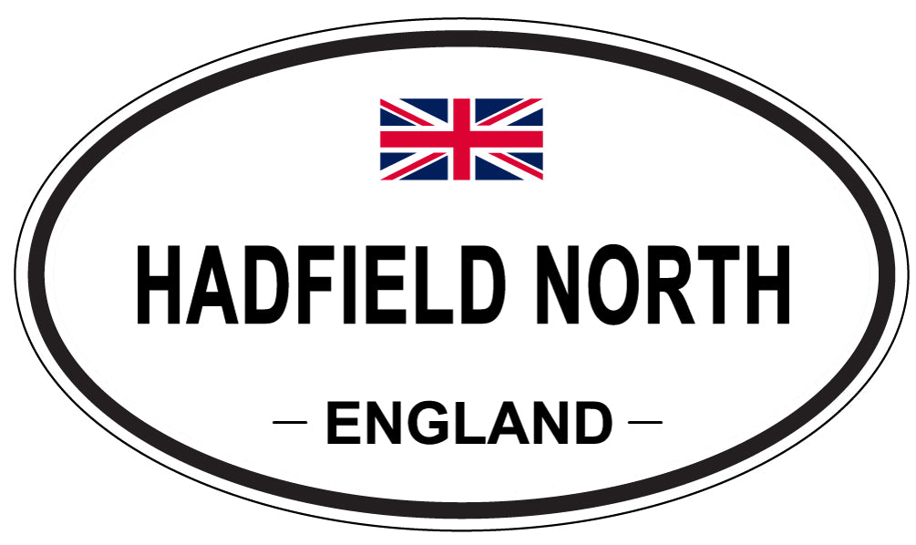 HADFIELD NORTH, England - Oval Magnet