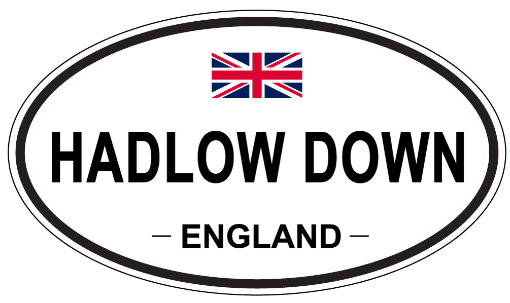HADLOW DOWN, England - Oval Magnet