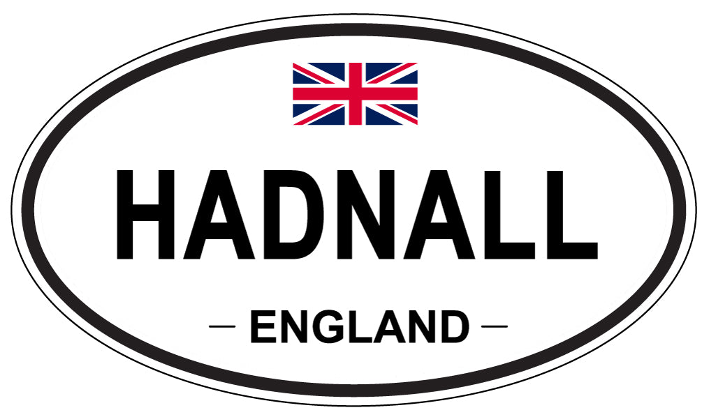 HADNALL, England - Oval Magnet