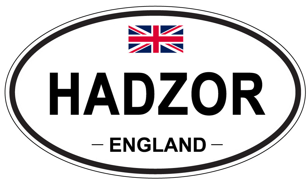 HADZOR, England - Oval Magnet