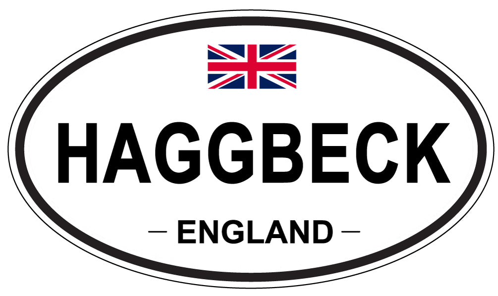 HAGGBECK, England - Oval Magnet