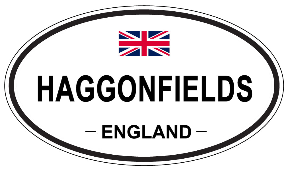 HAGGONFIELDS, England - Oval Magnet