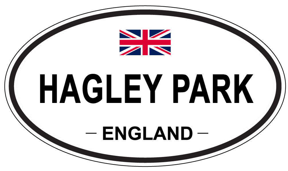 HAGLEY PARK, ENGLAND - Oval Sticker