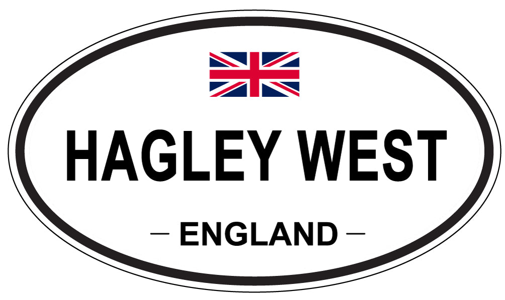 HAGLEY WEST, England - Oval Magnet