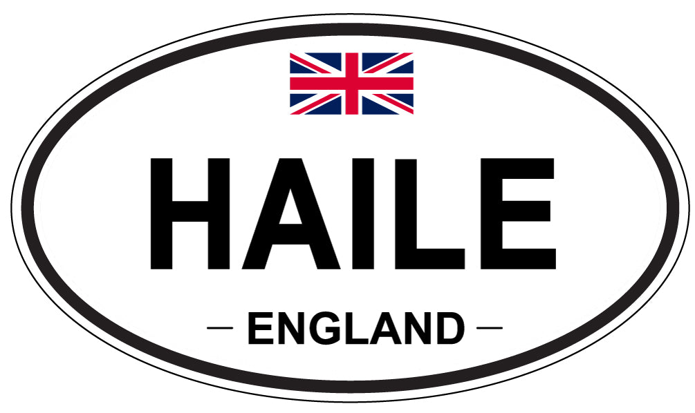 HAILE, England - Oval Magnet
