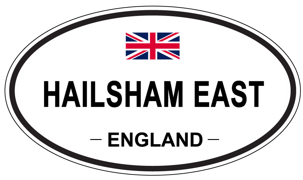 HAILSHAM EAST, England - Oval Magnet