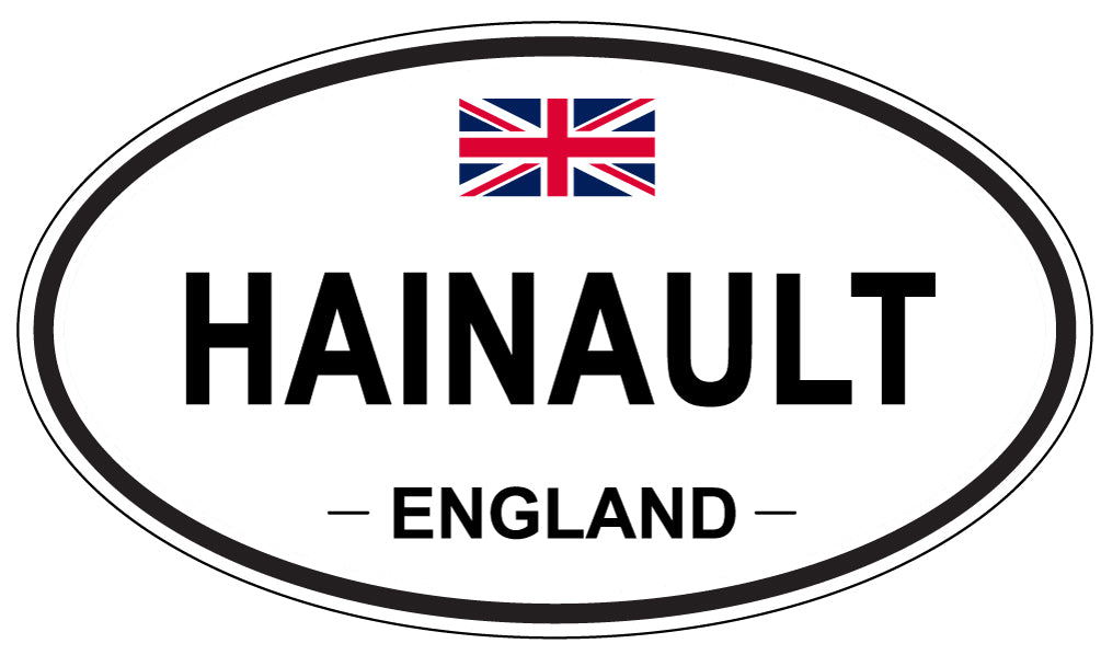 HAINAULT, England - Oval Magnet