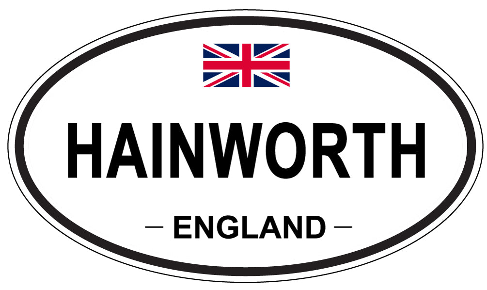 HAINWORTH, England - Oval Magnet