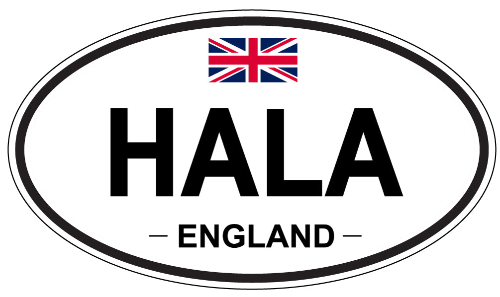 HALA, England - Oval Magnet
