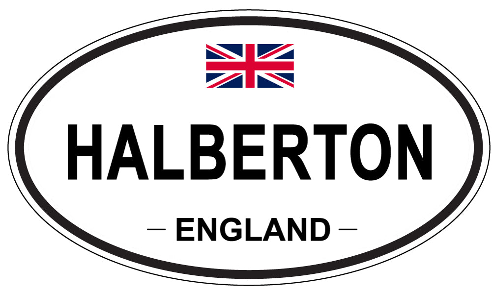 HALBERTON, England - Oval Magnet