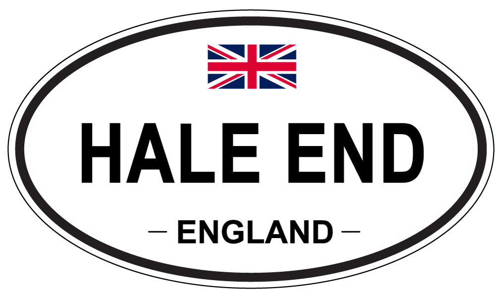 HALE END, ENGLAND - Oval Sticker