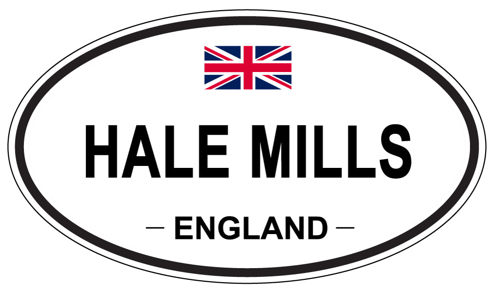 HALE MILLS, England - Oval Magnet