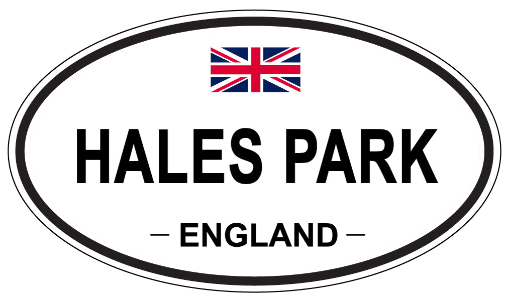 HALES PARK, England - Oval Magnet