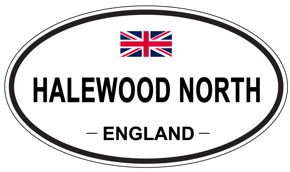 HALEWOOD NORTH, England - Oval Magnet