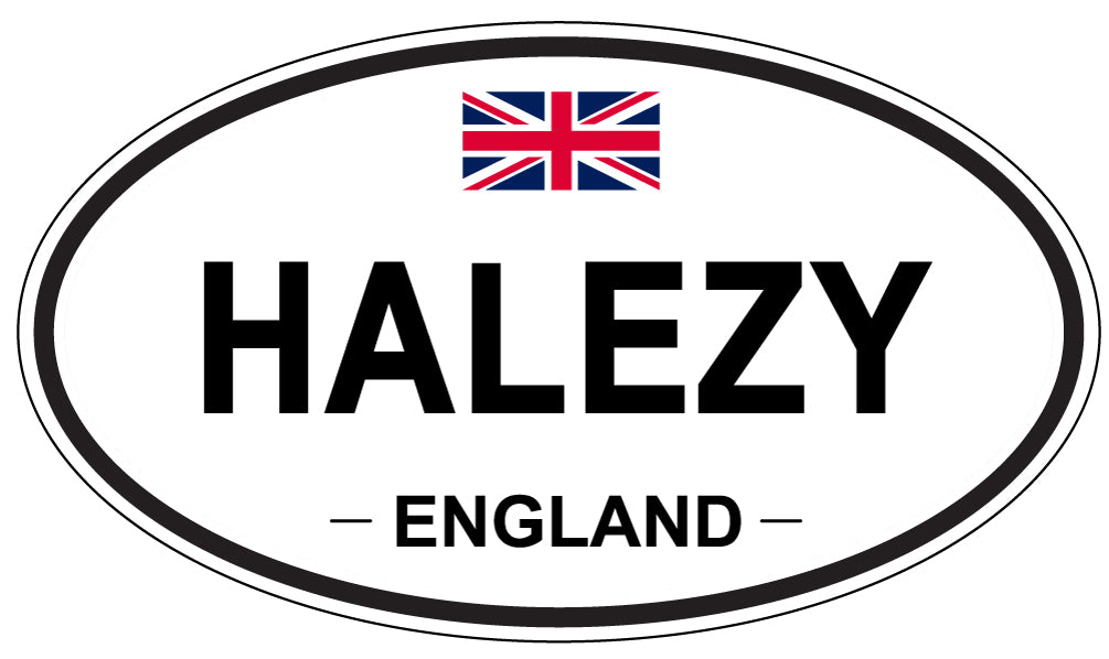 HALEZY, England - Oval Magnet