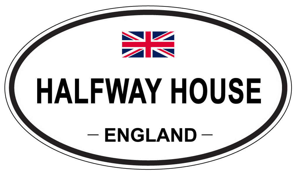 HALFWAY HOUSE, England - Oval Magnet