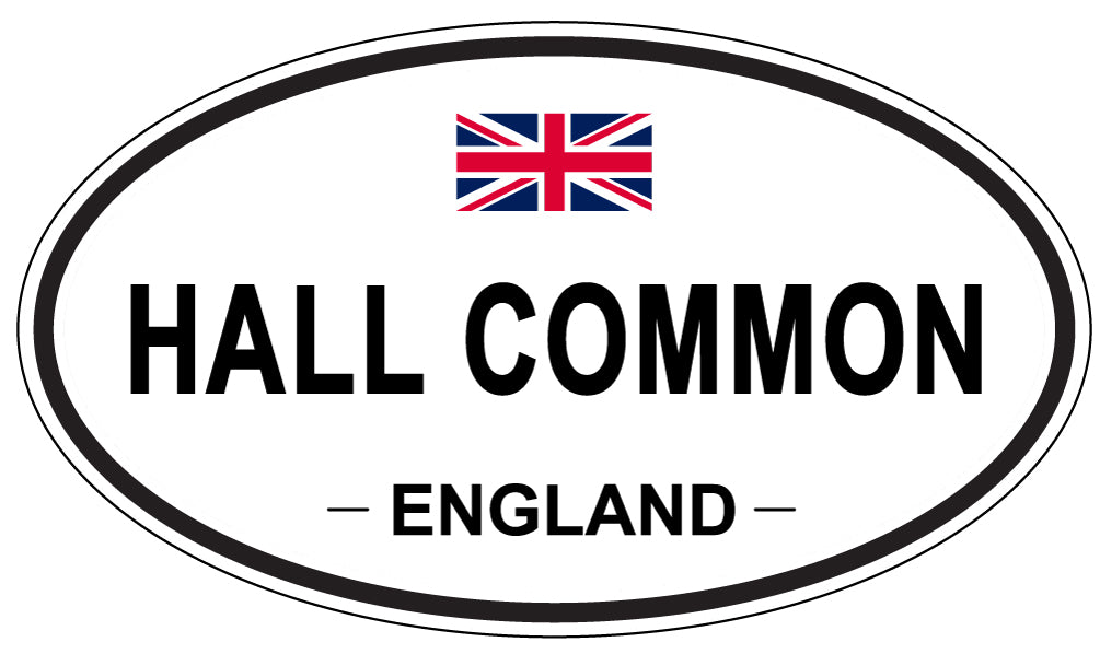 HALL COMMON, England - Oval Magnet