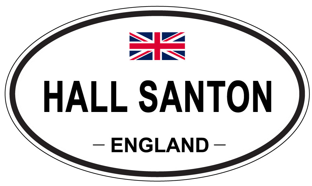 HALL SANTON, England - Oval Magnet