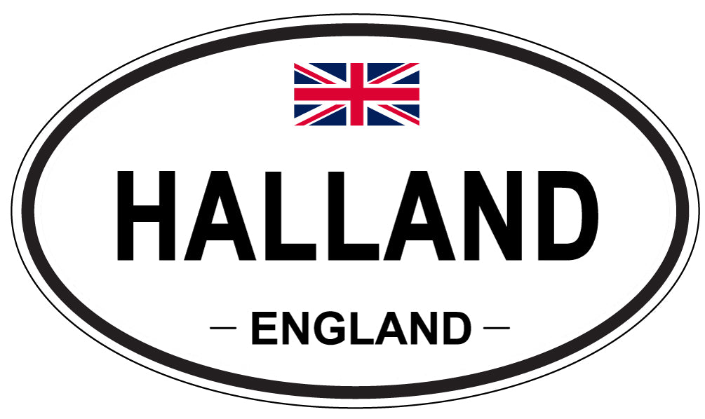 HALLAND, England - Oval Magnet