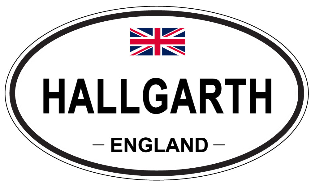 HALLGARTH, England - Oval Magnet