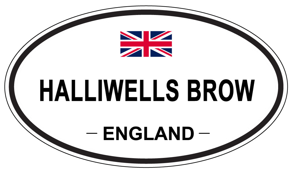 HALLIWELLS BROW, England - Oval Magnet