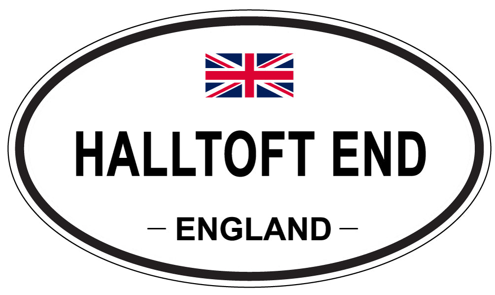 HALLTOFT END, England - Oval Magnet