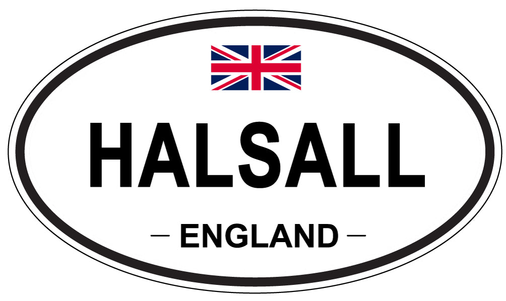 HALSALL, ENGLAND - Oval Sticker