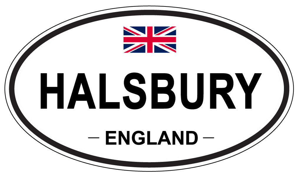 HALSBURY, England - Oval Magnet