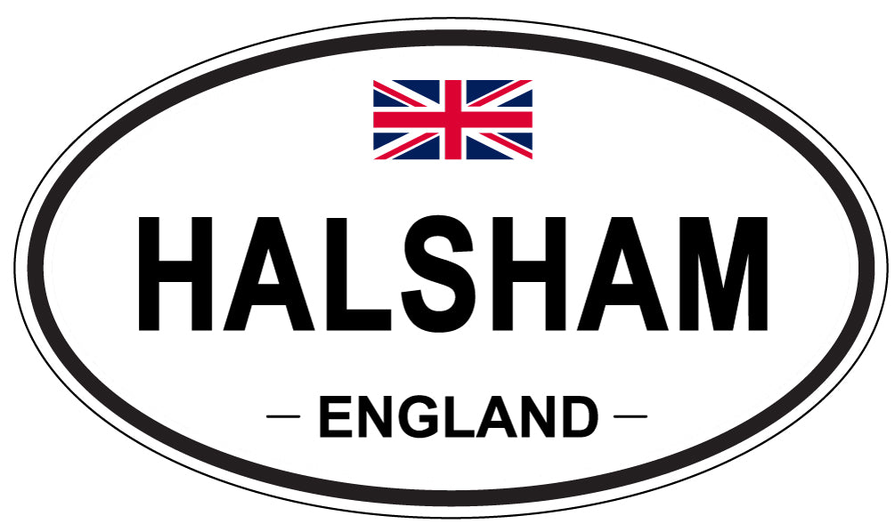 HALSHAM, England - Oval Magnet