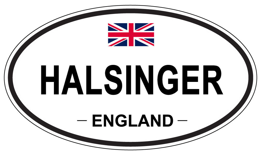 HALSINGER, England - Oval Magnet
