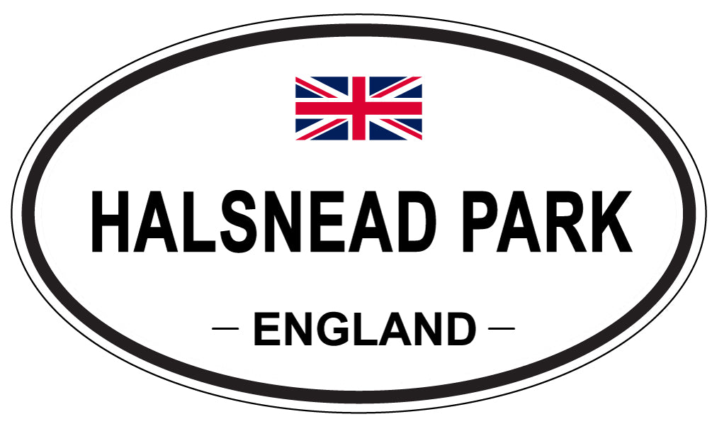 HALSNEAD PARK, England - Oval Magnet