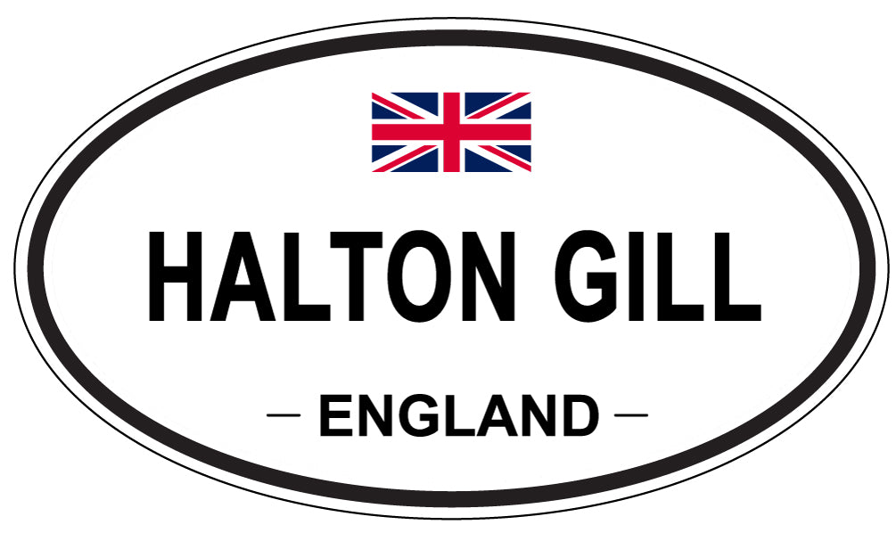HALTON GILL, England - Oval Magnet