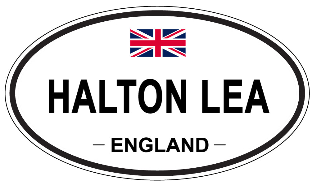 HALTON LEA, England - Oval Magnet