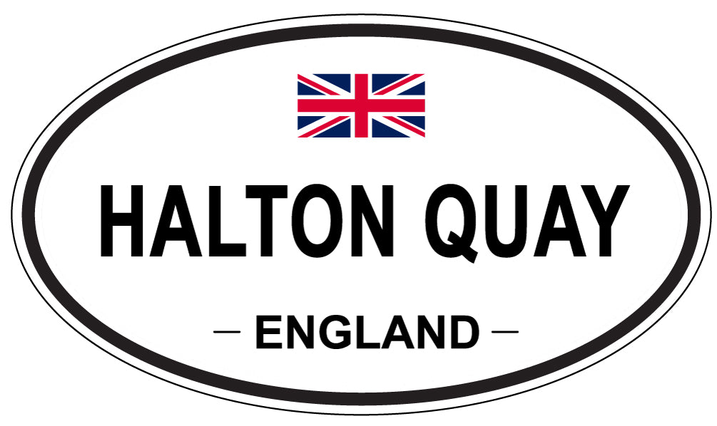 HALTON QUAY, England - Oval Magnet