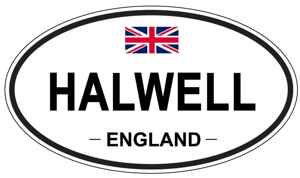 HALWELL, England - Oval Magnet