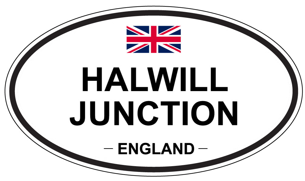 HALWILL JUNCTION, England - Oval Magnet