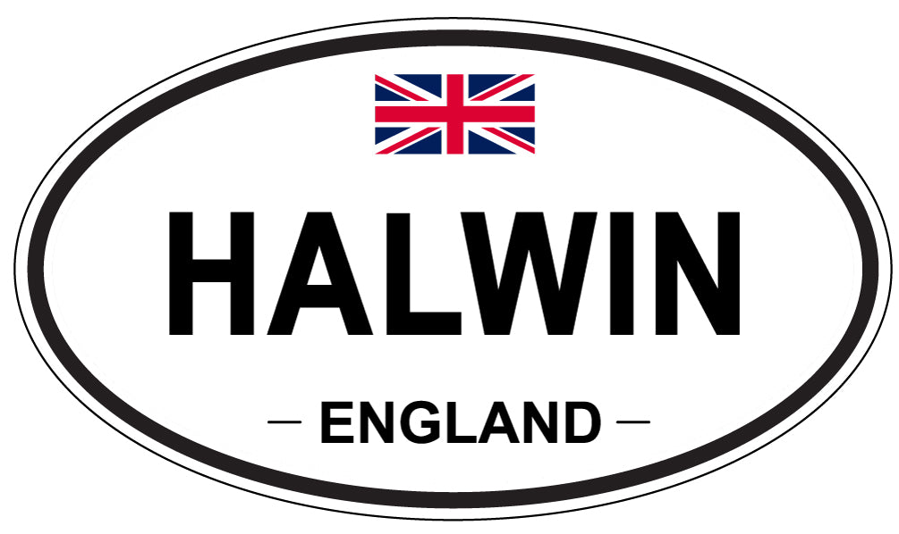 HALWIN, England - Oval Magnet