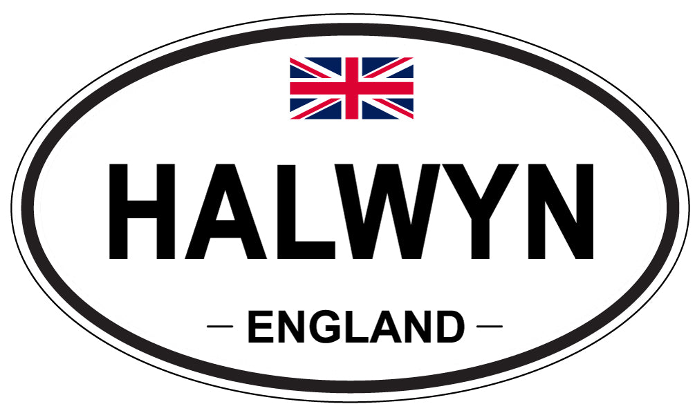 HALWYN, England - Oval Magnet