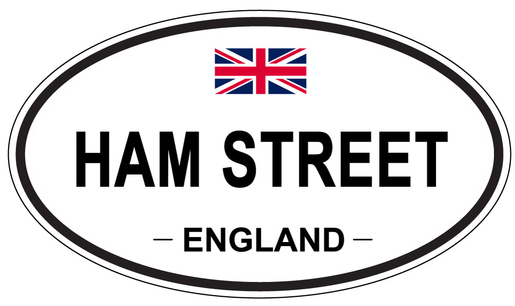 HAM STREET, ENGLAND - Oval Sticker