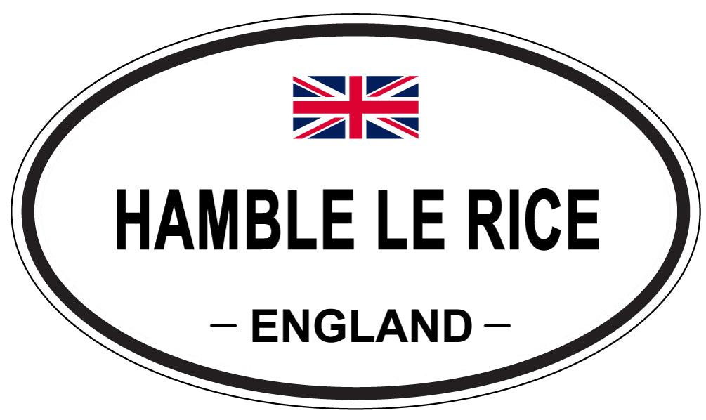 HAMBLE LE RICE, England - Oval Magnet