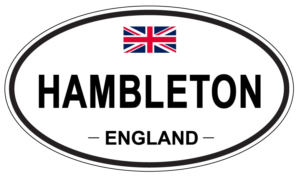 HAMBLETON, England - Oval Magnet