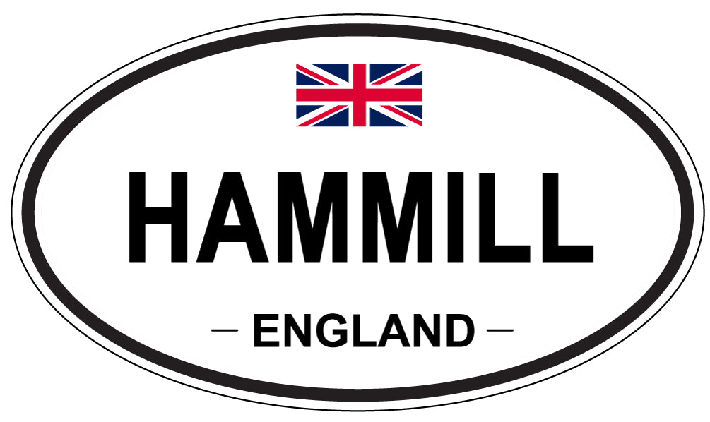 HAMMILL, England - Oval Magnet