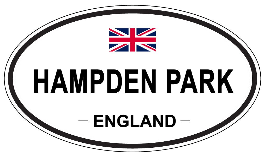 HAMPDEN PARK, England - Oval Magnet