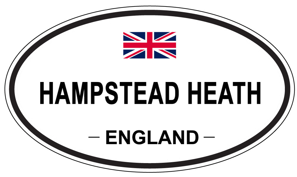 HAMPSTEAD HEATH, England - Oval Magnet