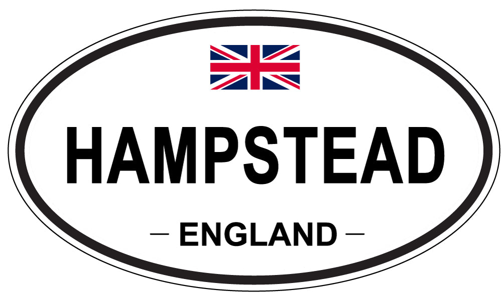 HAMPSTEAD, England - Oval Magnet