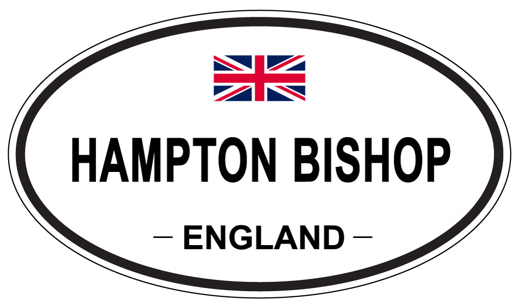 HAMPTON BISHOP, England - Oval Magnet