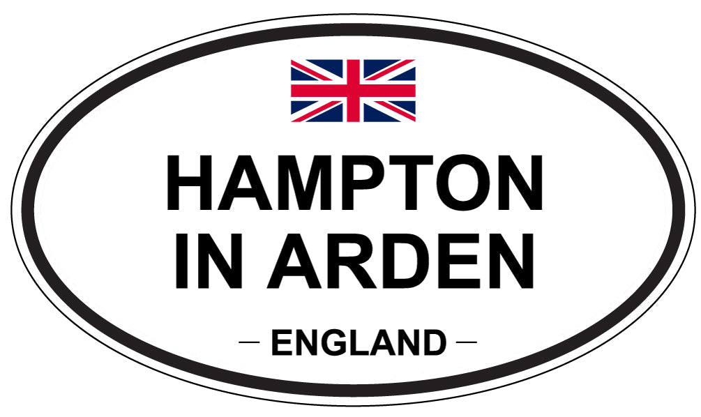 HAMPTON IN ARDEN, England - Oval Magnet